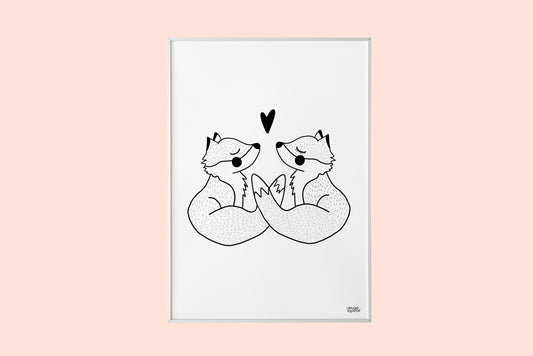 Affiche Renards Lovers