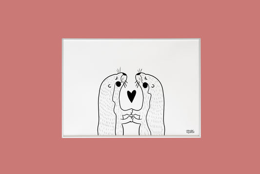 Affiche Loutres Lovers